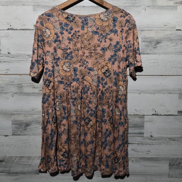 Agnes & Dora muse tunic top peach & blue - Picture 7 of 7